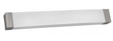 AFX Lighting, Inc. ALV370530LAJD2SN - Algiers 37&#39;&#39; LED Vanity - Satin Nickel Finish Linen Acrylic Shade