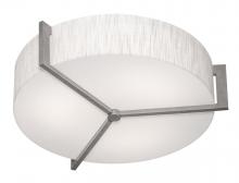 AFX Lighting, Inc. APF1214LAJUDWG-JT - Apex 14&#39;&#39; LED Ceiling - Weathered Grey Finish - Jute Shade