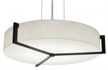 AFX Lighting, Inc. APP1214LAJUDES-JT - Apex 14&#39;&#39; LED Pendant - Espresso Finish - Jute Shade