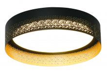AFX Lighting, Inc. ASHF1214L30D1BK - Ash LED Flush Mount - 12&#39;&#39; - Black