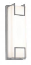 AFX Lighting, Inc. BMW5171800L30MVTG - Beaumont LED Outdoor Sconce - 15&#39;&#39; - Textured Grey