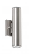 AFX Lighting, Inc. BVYW0410LAJUDSN - Beverly 10&#39;&#39; Outdoor LED Sconce 20W 120-277V SN