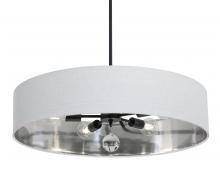 AFX Lighting, Inc. CLNP30MBBK-WHSL - Celine Pendant 30&#39;&#39; Medium Base BK - WHSL shade