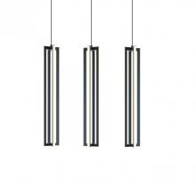 AFX Lighting, Inc. CSSP24L30D1BKLNR3 - Cass 36&#39;&#39; 3 Light Small Linear Pendant- BK