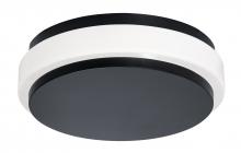 AFX Lighting, Inc. EISF10LAJUDBK - Eris 10&#39;&#39; LED Flush Mount,120-277V,20W,5 CCT,BK