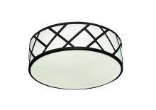 AFX Lighting, Inc. HVNF21LAJUDBK - Haven 21&#39;&#39; LED Flushmount - 42W 120-277V - Black