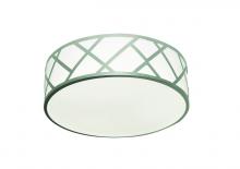 AFX Lighting, Inc. HVNF21LAJUDSN - Haven 21&#39;&#39; LED Flushmount - 42W 120-277V - Satin Nickel