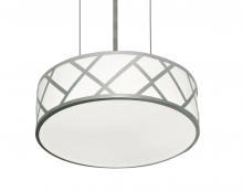 AFX Lighting, Inc. HVNP17LAJUDSN - Haven 17&#39;&#39; LED Pendant - 30W 120-277V - Satin Nickel