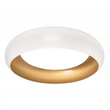AFX Lighting, Inc. KYCF15LAJD1WH - Kayce 15&#39;&#39; Flush Mount Led 26W 120V,5 CCT,WH/GD