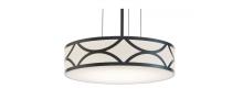 AFX Lighting, Inc. LAKP16MBBK - Lake 3 Light 16&#39;&#39; Pendant, 120V, BK