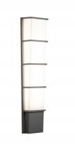 AFX Lighting, Inc. LASW052833LAJD2TG - Lasalle LED Outdoor Sconce - 28&#39;&#39; - Textured Grey
