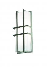 AFX Lighting, Inc. LBTS0614LAJUDSN - Lambert 14&#39;&#39; LED Sconce - 17W 120-277V - Satin Nickel