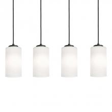 AFX Lighting, Inc. LEOP04MBBKLNR4 - Leo 36&#39;&#39; 4 Light Linear Pendant - BK
