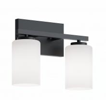 AFX Lighting, Inc. LEOV1309MBBK - Leo 13&#39;&#39; Med Base Vanity,120V,BK