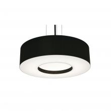 AFX Lighting, Inc. MCP1932LAJUDBK-BK - Montclair 19&#39;&#39; LED Pendant - 18W 120-277V,BK w/ BK