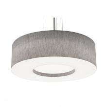 AFX Lighting, Inc. MCP2432MBBK-GY - Montclair 24&#39;&#39; Med Base Pendant,BK w/ GY