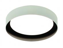 AFX Lighting, Inc. RVF162600L30D1WHBK - Reveal LED Flush Mount - 16&#39;&#39; - White/Black