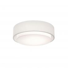 AFX Lighting, Inc. SAF1824MB-LW - Sanibel 18&#39;&#39; Med Base Flush Mount - LW w/ LW