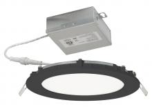 AFX Lighting, Inc. TUCF06LAJD1BK - Tuck 6&#39;&#39; LED Flushmount 5CCT 120V Black