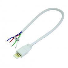 Nora NAL-810/12W - 12&#34;  Power Line Cable Open Wire for Lightbar Silk,  White