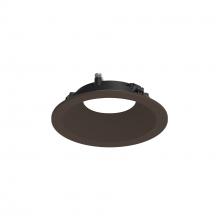 Nora NAPF-3RDNBZ - 3&#34; Apollo Round Flanged Downlight Trim, Bronze Finish