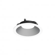 Nora NAPF-3RDNHZMPW - 3&#34; Apollo Round Flanged Downlight Trim, Haze Reflector / Matte Powder White Flange