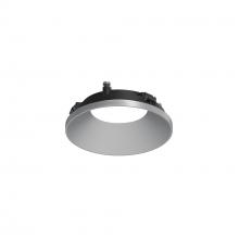 Nora NAPT-3RDNHZ - 3&#34; Apollo Round Flangeless Downlight Trim, Haze Reflector / Matte Powder White Flange