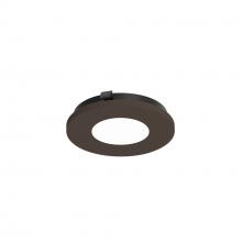 Nora NAPT-3RPHBZ/CL - 3&#34; Apollo Round Flangeless Pinhole Trim with Clear Lens, Bronze Finish