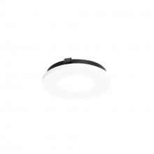 Nora NAPT-3RPHMPW/CL - 3&#34; Apollo Round Flangeless Pinhole Trim with Clear Lens, Matte Powder White Finish