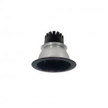 Nora NC3-41L130FBB - 4&#34; Sapphire III Round Open Reflector, 900lm, 3000K, Flood Optic, Black Reflector/Black Flange