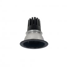 Nora NC3-41L340FBB - 4&#34; Sapphire III Round Open Reflector, 2500lm, 4000K, Flood Optic, Black Reflector/Black Flange