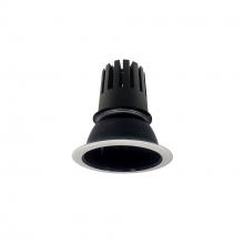 Nora NC3-41L340FBMPW - 4&#34; Sapphire III Round Open Reflector, 2500lm, 4000K, Flood Optic, Black Reflector/Matte Powder