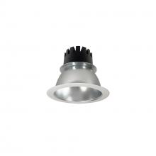 Nora NC3-41L235FDMPW - 4&#34; Sapphire III Round Open Reflector, 1500lm, 3500K, Flood Optic, Diffused Clear Reflector/Matte