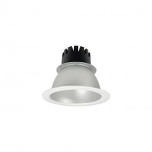 Nora NC3-41L230FHZMPW - 4&#34; Sapphire III Round Open Reflector, 1500lm, 3000K, Flood Optic, Haze Reflector/Matte Powder