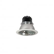 Nora NC3-46L227NDMPW - 4&#34; Sapphire III Round Wall Wash Reflector, 1500lm, 2700K, Narrow Flood Optic, Diffused Clear