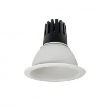 Nora NC3-61L335FMPW/EMI - 6&#34; Sapphire III Round Open Reflector for Integral EM Test Switch, 2500lm, 3500K, Flood Optic,