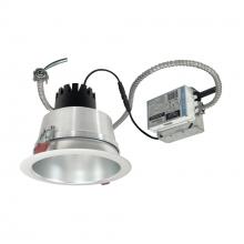 Nora NCR3-61L127FC12DMPW - 6&#34; Sapphire III Retrofit, Diffused Clear Reflector/Matte Powder White Flange, 120-277V; 0-10V