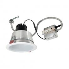 Nora NCR3-61L127FP01MPW - 6&#34; Sapphire III Retrofit, Matte Powder White Reflector/Matte Powder White Flange, 120V; Phase