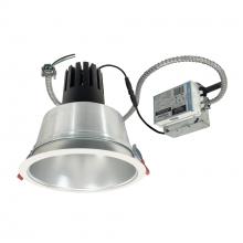 Nora NCR3-81L327NC02DMPW - 8&#34; Sapphire III Retrofit, Diffused Clear Reflector/Matte Powder White Flange, 277V; 0-10V