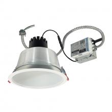 Nora NCR3-81L240NC12MPW - 8&#34; Sapphire III Retrofit, Matte Powder White Reflector/Matte Powder White Flange, 120-277V;