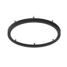 Nora NELO-12RB - 12&#34; Decorative Metal Ring for NELO-12RTWMPW, Black Finish