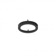 Nora NELO-4RB - 4&#34; Decorative Metal Ring for NELO-4RTWMPW, Black Finish