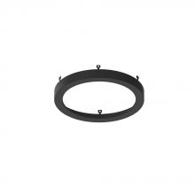 Nora NELO-6RB - 6&#34; Decorative Metal Ring for NELO-6RTWMPW, Black Finish
