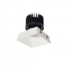 Nora NIO-4PSTLNDC27XMPW/HL - 4&#34; Iolite PLUS Square Trimless Downlight, 1500lm/2000lm/2500lm (varies by housing), 2700K, Matte