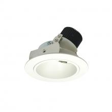 Nora NIO-4RD35XMPW/10 - 4&#34; Iolite LED Round Adjustable Deep Reflector, 1000lm / 14W, 3500K, Matte Powder White Reflector