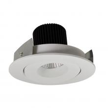 Nora NIO-4RG35XWW/10 - 4&#34; Iolite LED Round Adjustable Gimbal, 1000lm / 14W, 3500K, White Finish