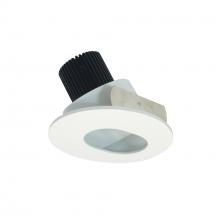 Nora NIO-4RSL27QMPW - 4&#34; Iolite LED Round Adjustable Slot Aperture, 10-Degree Optic, 750lm / 12W, 2700K, Matte Powder