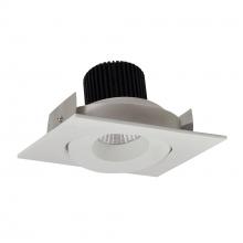 Nora NIO-4SG50XWW/10 - 4&#34; Iolite LED Square Adjustable Gimbal, 1000lm / 14W, 5000K, White Finish
