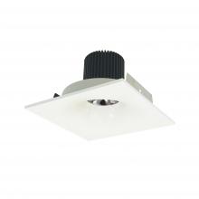 Nora NIO-4SNB35QWW - 4&#34; Iolite LED Square Bullnose, 10-Degree Optic, 950lm / 12W, 3500K, White Finish