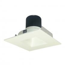 Nora NIO-4SNDSQ30XWW/10 - 4&#34; Iolite LED Square Reflector with Square Aperture, 1000lm / 14W, 3000K, White Reflector /